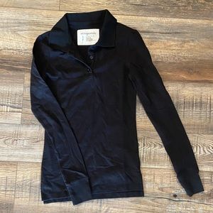 Aeropostale collared long sleev
